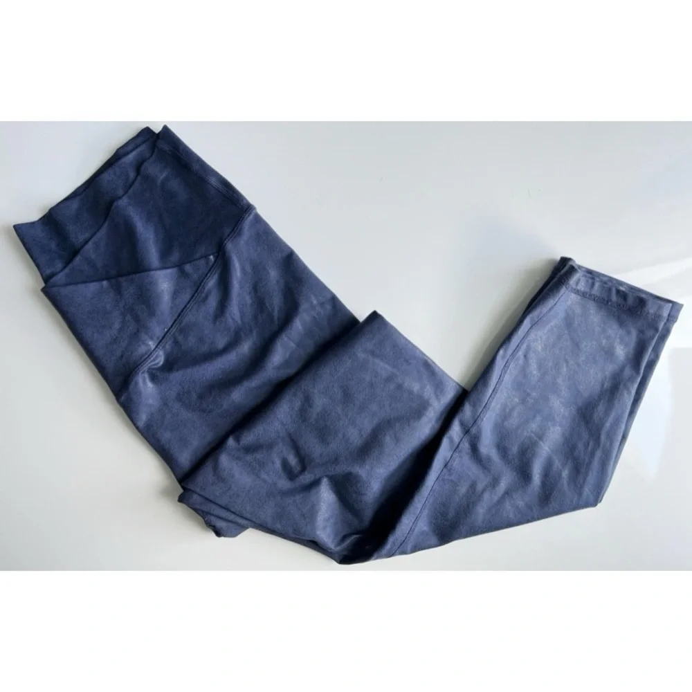 Offline Aerie • Navy Blue Crackle Crossover Leggings